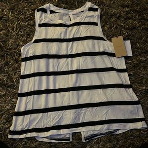 Black & white tank top